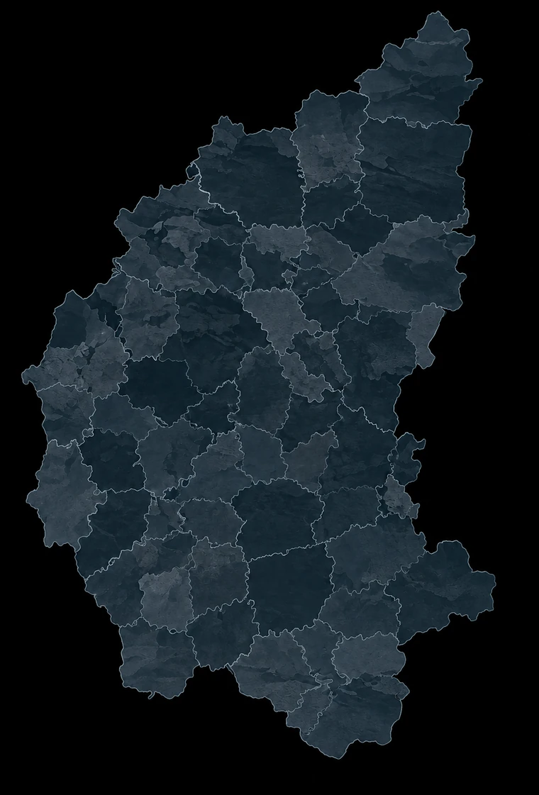 Illustrative Karnataka coverage map